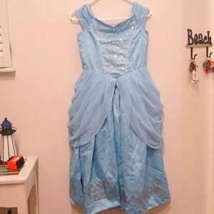Walt Disney World Cinderella Gown Costume Girls Size 13